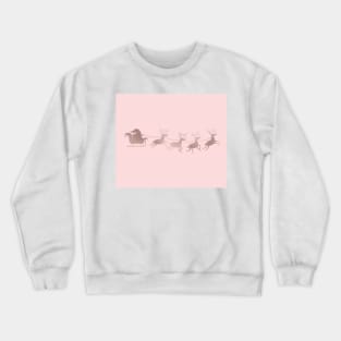 Rose gold - Santa through the night Crewneck Sweatshirt